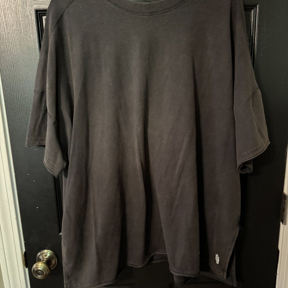 NWOT Free People Oversized Short Sleeve V neck Tee Tunic Medium - Picture 3 of 3